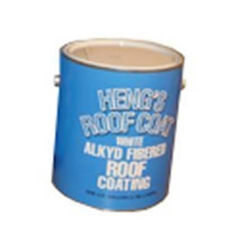 Hengs Ind HENG IND 451284 Alkyd Roof Coating- White - 1 Gal. H6C-451284