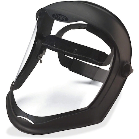 Uvex Bionic Shield Assembly with Ratchet Adjustment Suspension, Anti-Fog/Anti-Scratch, Clear Lens S8500
