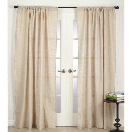 Doba-Bnt 57 x 84 in. Classic Linen Blend Curtain Panel - Natural SA1620979