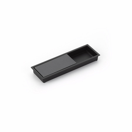 Schaub 6-1/4in x 2in Modo Recessed Cabinet Pull Matte Black and Gun Metal Finish 1210-MB-GM