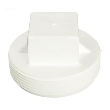 Powerhouse 2 in. NPT Plug - White PO2189623