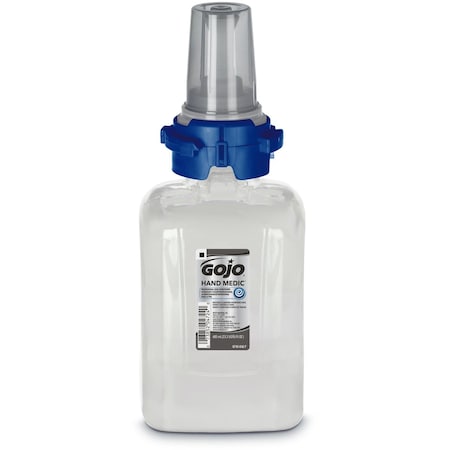 Gojo Skin Conditioner, Hand Medic Series, Cartridge, 685 mL, Liquid, Fragrance Free, 4 PK 8745-04
