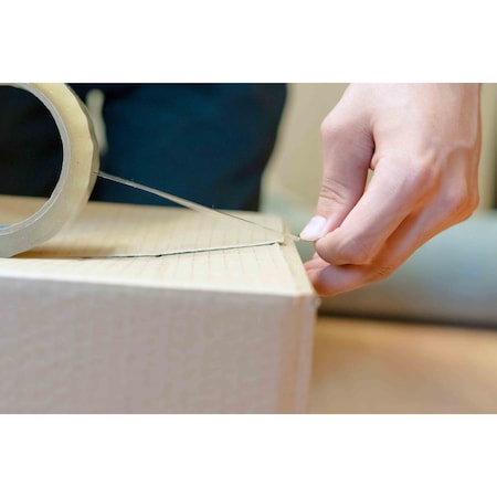 Scotch Packing Tape, 3.1 mil Thick, 3 in W x 50 m L, 3 in Core Dia., Clear 375