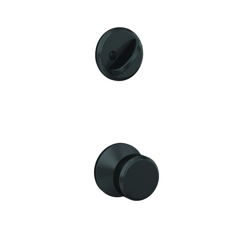 Schlage Residential Schlage Custom Custom Bowery Knob with Kinsler Rose Interior Active Trim with 16680 Latch and FC59BWE622KIN