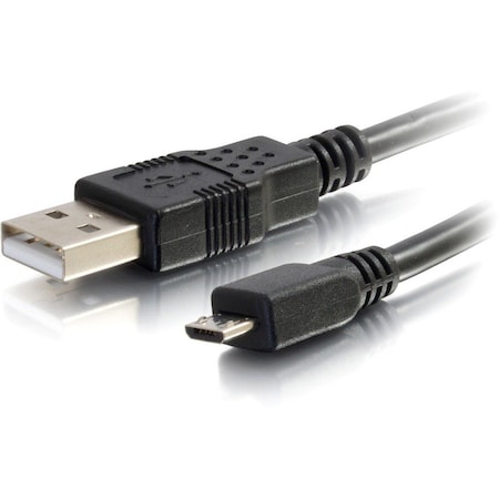 C2G 1.0FT USB 2.0 A TO MICRO-B CABLE M/M - BLACK .3M 27423