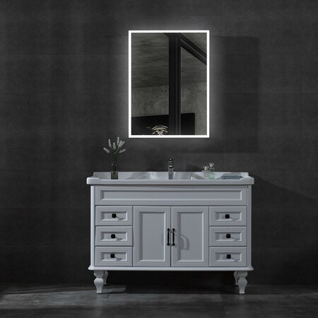 Alfi Brand 24" x 32" Single Door LED Light Medicine Cabinet ABMC2432