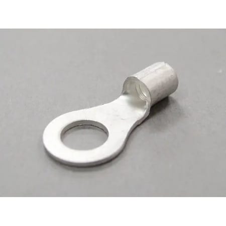 Nichifu Non-Insulated Ring Terminal, R Type, 8 AWG, 5/16" Stud R 8-8