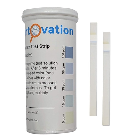 Bartovation Phosphorous and Phosphate Detection Test Strips 0-100 ppm [Vial of 50] PWQ09V50