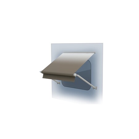 Lippert 78IN STANDARD WINDOW AWNING ROLLER, SAND FADE, WHITE WG V000335107