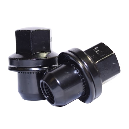 Coyote Wheel Accessories LUG NUTS, Steel, 1.83 in, 14x1.5 711148BLK