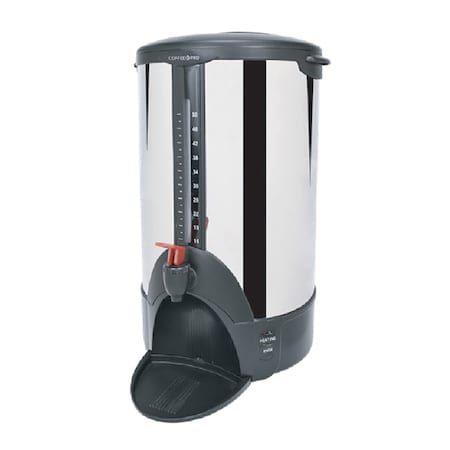 Coffee Pro Percolating Urn Commercial Stainless Steel Double Wall 50 Cup 2cs Each, 2PK CP50