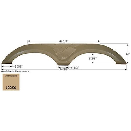 Icon Keystone Tandem Fender Skirt I6S-12256