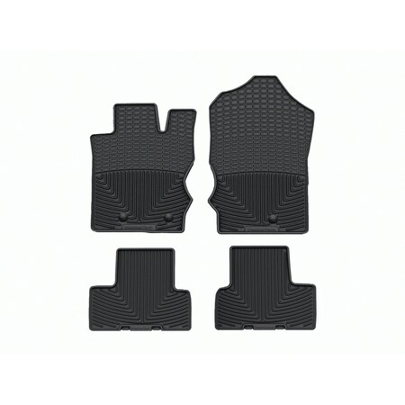 Weathertech Black, Front and Rear All Weather Floor Mats W579-W599