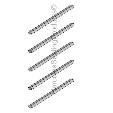 Husky Aftermarket Parts HUSKY-2509499-1440, FELT STRIP 8x8.8x1440.00mm LONG HUSKY-2509499-1440