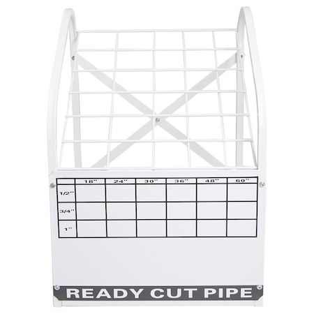 Prosource ProSource ST001 Pipe Nipple Display Rack, White ST001