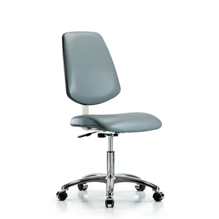 Blue Ridge Ergonomics Vinyl Clean Room Chair BR-CLR-VDHCH-MB-CR-CC-8822