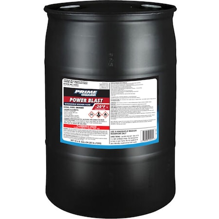 Prime Guard Prime Guard -20 Degree F Power Blast Blue Wash Windshield Washer Fluid - 55 Gallon PRIM92055