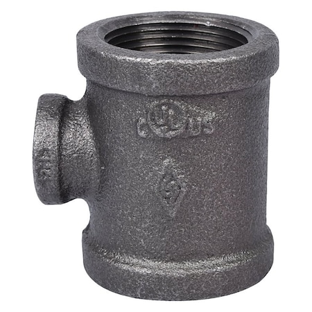 Prosource Pipe Tee, 1/2 x 1-1/4 in, Threaded, Malleable Iron, SCH 40 Schedule, 300 PSI Pressure B130R 32X15