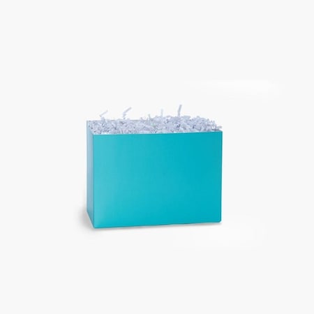 Nashville Wraps Aqua Blue Basket Box, Small 6.75x4x5, 6PK LBS