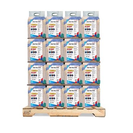 Supremeplus New Color Terry Towel Cleaning Rags, 800 lbs. Pallet, 160 x 5 lbs. Bags, 160PK SP-1834