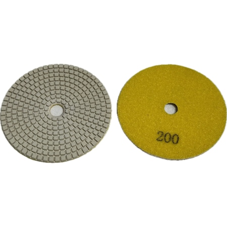 Vantage Product Flexible Risen Bond Dry Polishing Pad, Concrete Finishing, 5'' R-FB50200