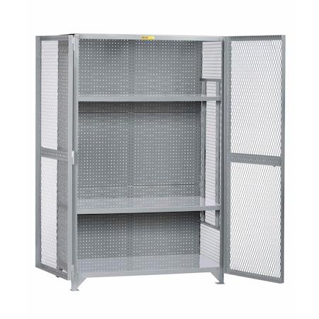 Little Giant Tool Storage Locker with Adjustable Shelves and Full Pegboard Back SL2-A-2460-PB