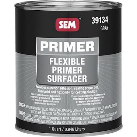 Sem Flexible Primer, 1 quart Can, Gray, RTU Mixing 39134