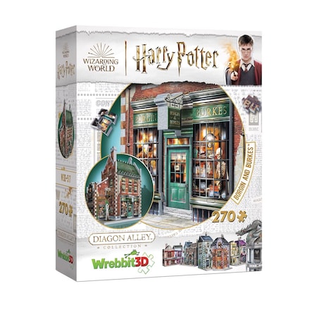 Wrebbit3D Harry Potter Borgin & Burkes 3D Jigsaw Puzzle Multicolored 270 pc W3D-0517