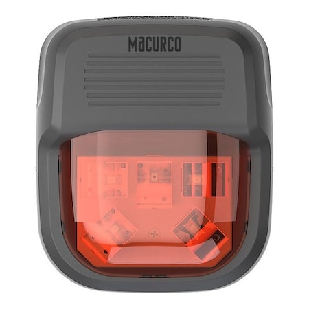 Macurco Strobe, Gray; Red, For Notification/6 MSG-R
