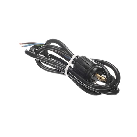 Marshall Air Power Cord with Plug, 12/3, SJTOW, NEMA L6-30P, 30A, 250V, 105C 504145