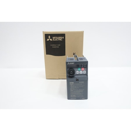 Mitsubishi INVERTER 200-240V-AC 0.2-400HZ FR-D720-042-NA
