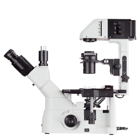 Amscope IN480 Inverted Infinity-Corrected Phase-Contrast Trinocular Compound Microscope 40X-1200X w/Kohler IN480TB-MF2003C