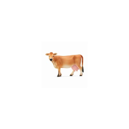 Schleich North America Jersey Cow, White & Tan, Ages 3 & Up. 13967