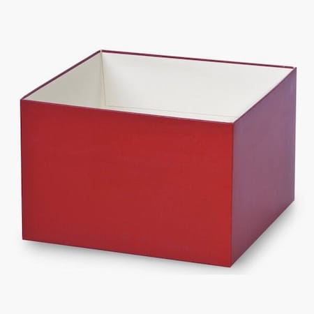 Nashville Wraps Matte Red Box Base, 6x6x4, 25PK GBB06RE