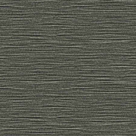 Advantage Hazen Black Shimmer Stripe Wallpaper 4144-9132