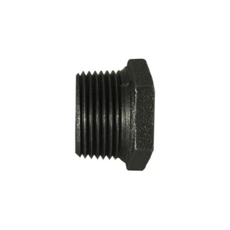 Midland Industries BUSHING HEX RDCR 1IN MPT 1/2IN FPT IRON 65512