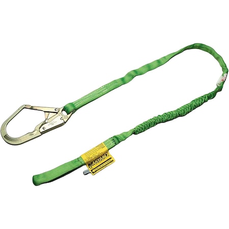 Miller Single Leg Stretchable Tublar Shock-Absorbing Lanyard with Locking Snap Hooks 216TWLS-Z7/6FTGN