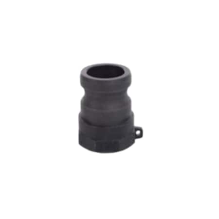 Jason Industrial 1/2 A POLYPROPYLENE ADAPTER X FEM NPT, TYPE A POLYPROPYLENE ADAPTER X FEM NPT A050P
