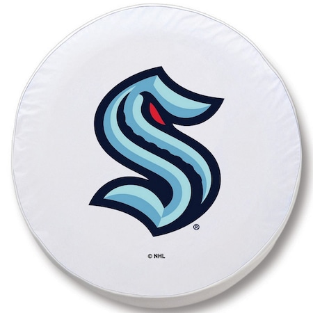 Holland Bar Stool Co 34 x 8 Seattle Kraken Tire Cover TCASeaKrkWT