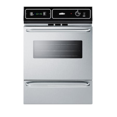 Summit 24in Wide Gas Wall Oven TTM7212BKW