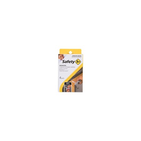 Safety 1St Secure-to-Explore Adhesive Locks White, 4PK HS310