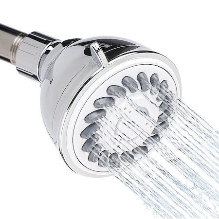 Supply Giant Shower Head, High Pressure 3 Function Massage Showerhead, 1.8in GPM, 2.9in Face Diameter 74-56230