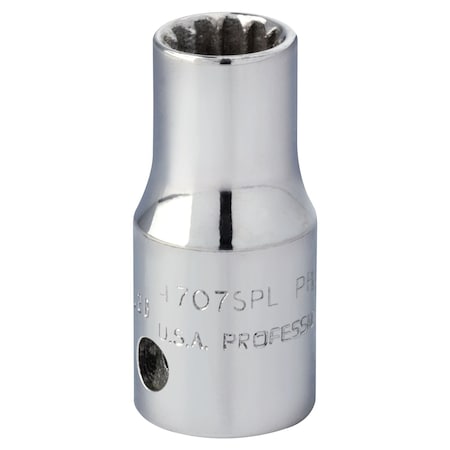Proto 1/4 in Drive, 7/32" Spline SAE Socket, 7 Points J4707SPL
