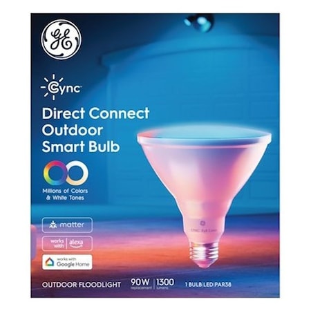 Ge Smart Bulb, 15 W, Wi-Fi Connectivity: Yes, Bluetooth, Wi-Fi Control, E26 Medium Lamp Base, LED Lamp 93131637