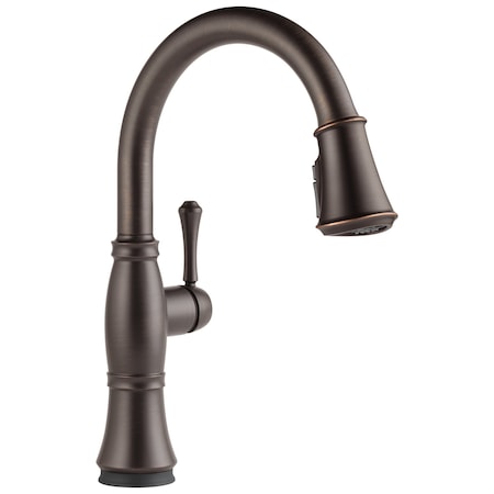 Delta Cassidy Single Handle Pull-Down Kitchen Faucet with Touch2O and ShieldSpray Technologies 9197T-RB-DST