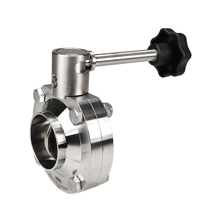 Dixon Butterfly Valve, 6.6 in L, 110 psi B5107S300BB-B
