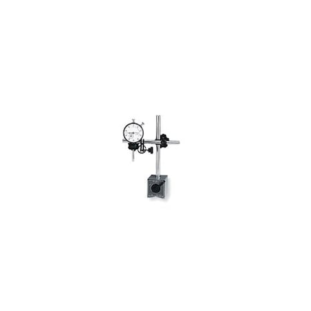 Mitutoyo RECTANGULAR MAGNETIC STAND WITH 6 IN ADJUSTABLE ROD AND UNIVERSAL CLAMP, 130 LB, 58 7011BN