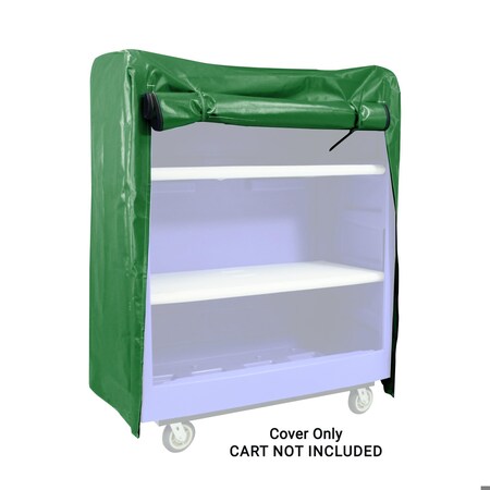 Royal Basket Trucks Vinyl Cover, 61" H, 50 1/2" L, Green G49-EEX-BVN
