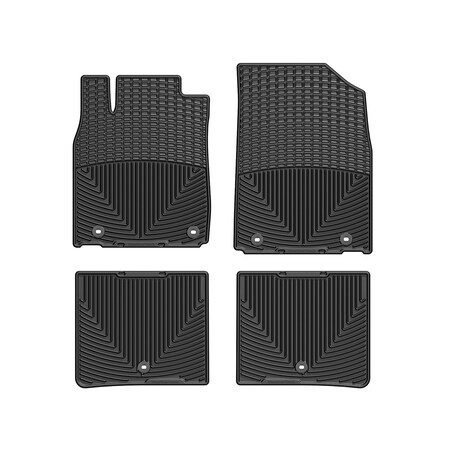Weathertech Black, Front and Rear All Weather Floor Mats WTLB289290