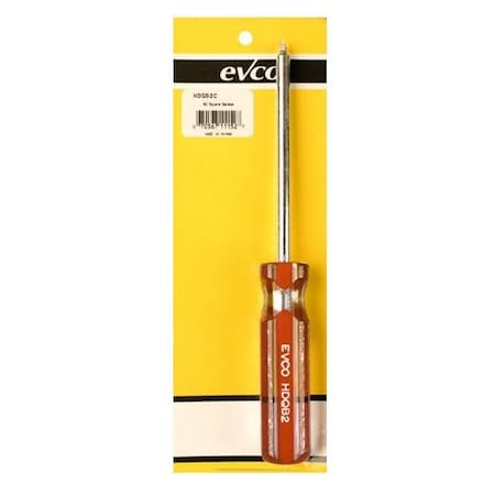 Ap Products SQUARE RECESS SCREWDRIVER No 2 DRIVE STANDARD MODEL CARDED 009-HDQB2C